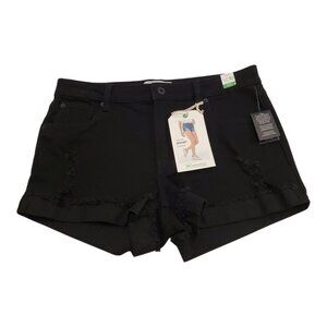 NWT REgeneration by Celebrity Pink SZ 11/30 Meadow Mid-rise Black Denim Jean Sho